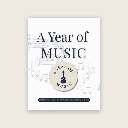 Cover of A Year of Music Term One, a twelve week homeschool music curriculum