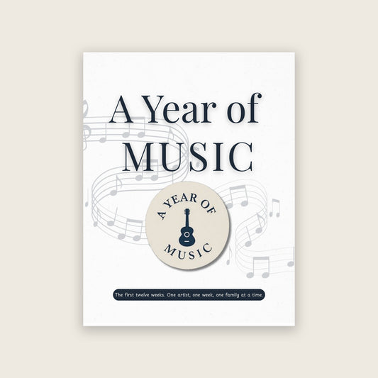 Cover of A Year of Music Term One, a twelve week homeschool music curriculum